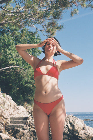 Top No.7 - Red Rib Top No.7 - Red Rib
