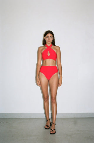 Wrap Top No.15 - Red Wrap Top No.15 - Red