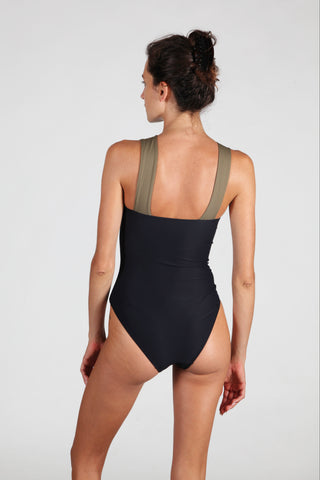 Swimsuit No.18 - Black & Olive Swimsuit No.18 - Black & Olive