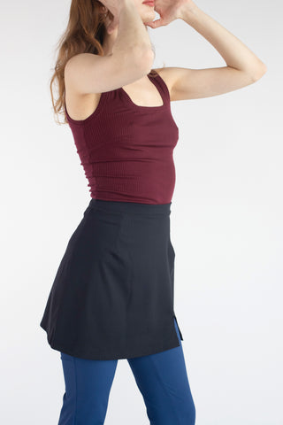 Rib Tank Top - Burgundy Rib Tank Top - Burgundy