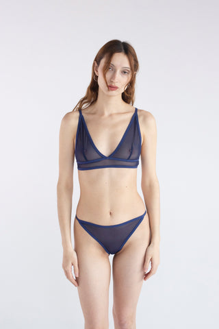Mesh Thong - Dark Blue Mesh Thong - Dark Blue