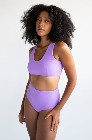 Top No.9 - Lila Rib Top No.9 - Lila Rib