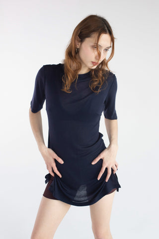 Tencel TShirt Dress - Orange Tencel TShirt Dress - Orange