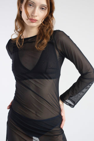 Triangle Mesh Bra - Black Triangle Mesh Bra - Black