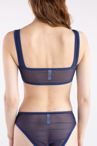 Mesh Bra Top - Dark Blue Mesh Bra Top - Dark Blue