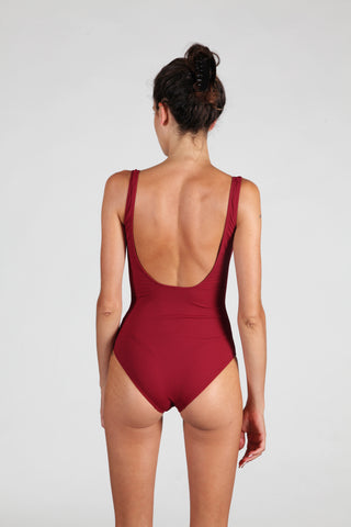 Swimsuit No.16 - Bordeaux Rib Swimsuit No.16 - Bordeaux Rib