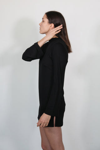 Rib Dress - Black Rib Dress - Black