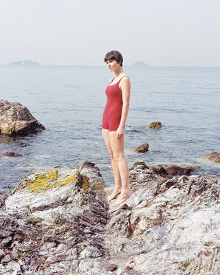 Swimsuit No.21 - Bordeaux Rib Swimsuit No.21 - Bordeaux Rib