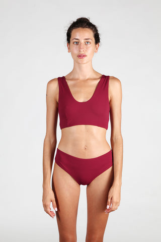 Top No.9 - Bordeaux Rib Top No.9 - Bordeaux Rib