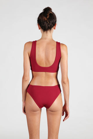 Hipster Bottoms - Bordeaux Rib Hipster Bottoms - Bordeaux Rib