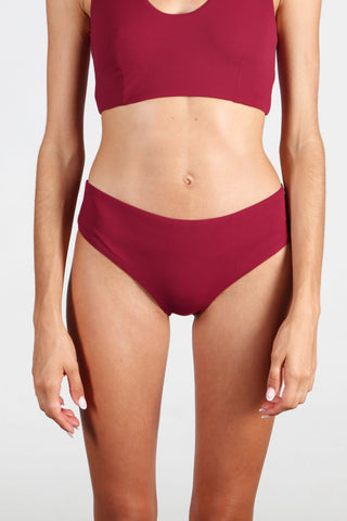 Hipster Bottoms - Bordeaux Rib Hipster Bottoms - Bordeaux Rib