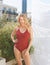 Swimsuit No.17 - Bordeaux Rib