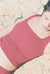 Tankini Top - Bordeaux Rib