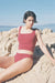 Tankini Top - Bordeaux Rib