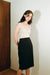 Wrap Skirt long - Black