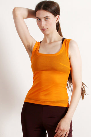 Tencel Tank Top - Orange