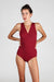 Swimsuit No.12 - Bordeaux Rib