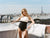Swimsuit No.18 - Black & Cream White
