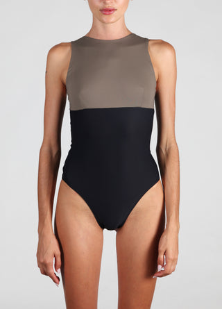 Swimsuit No.18 - Black & Mokka