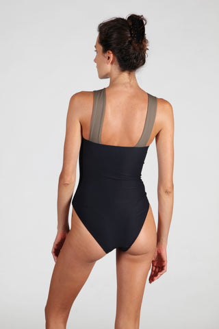 Swimsuit No.18 - Black & Mokka