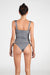 Tankini Top - Silver Gloss