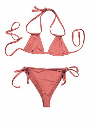 Tie Bottoms - Coral Gloss